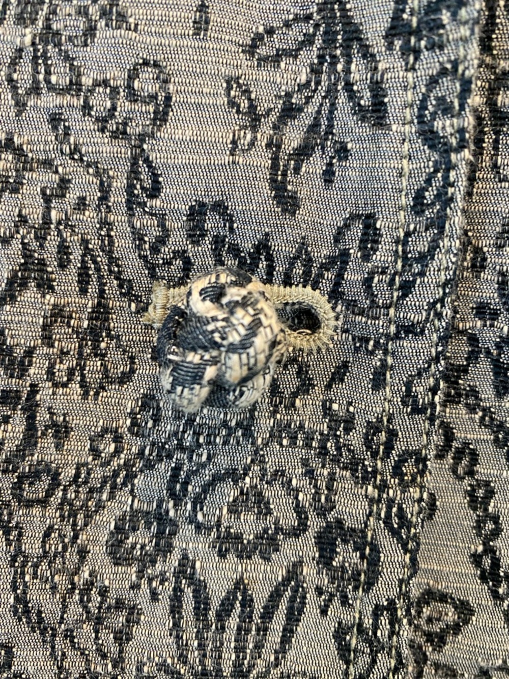 J. Jill Black and Cream Jacquard Button-Front Jacket - Picture 4 of 7